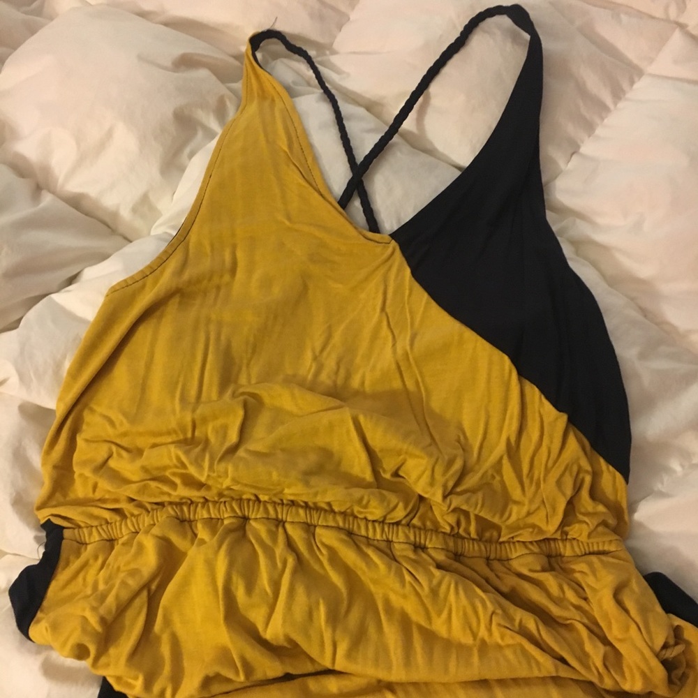 Blue And Gold Mossimo Maxi Dress